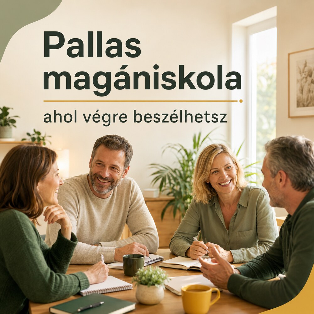Felnőttek beszédközpontú nyelvórán a Pallas Magániskolában